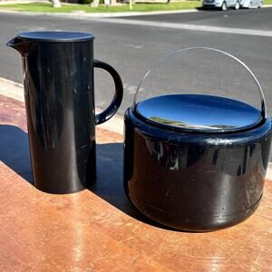 Stelton Pitcher & Ice Bucket–Erik Magnussen–Danish MCM Design–Minimalist Barware